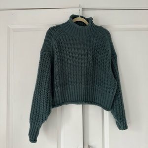 Blue H&M turtle neck sweater
